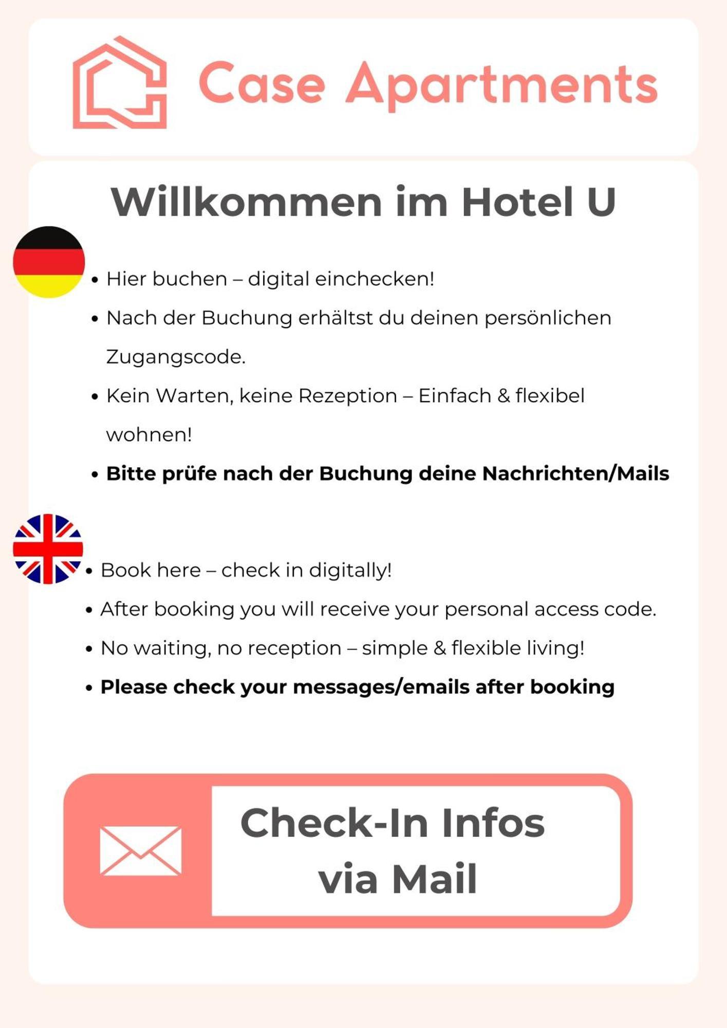 Hotel U Muelheim Free Parking Highspeed Wifi Muelheim an der Ruhr Exterior photo